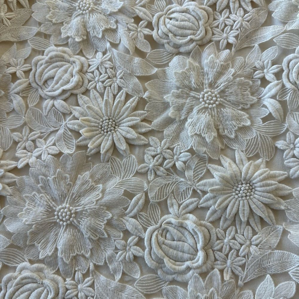 Tory Burch white lace sleeveless dress. Size 10 - Picture 9 of 12